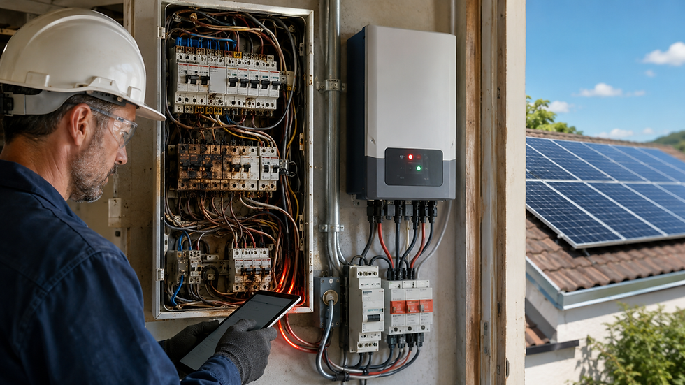 Por que uma instalação elétrica mal dimensionada pode prejudicar seu sistema de energia solar