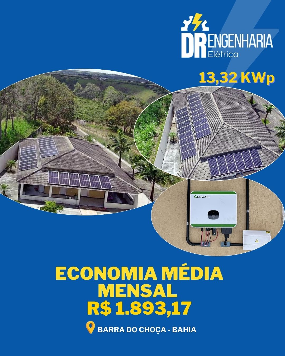 Projetos elétricos e energia solar no sudoeste da Bahia