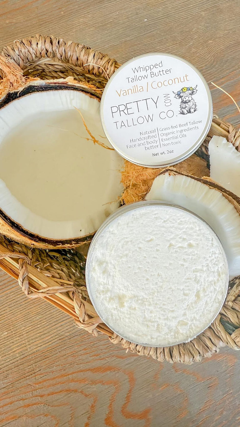 Vanilla/Coconut Whipped Tallow