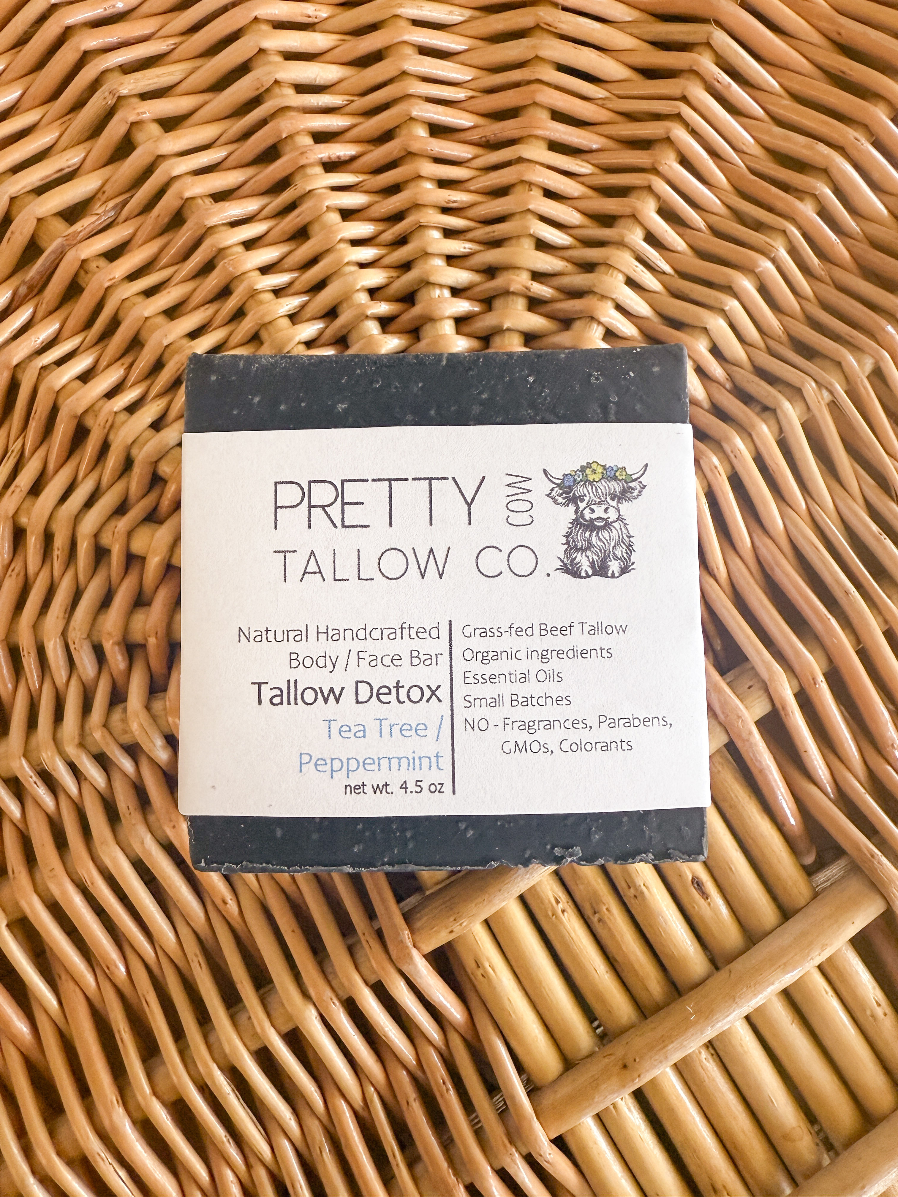Charcoal Detox Tallow Soap