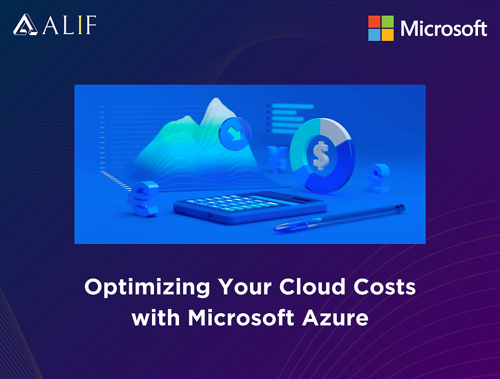 Optimizing Your Cloud Costs with Microsoft Azure