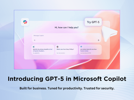 Microsoft copilot with GPT5