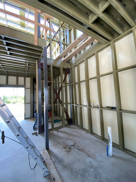 Interior framing of a building by Northstar Building Systems