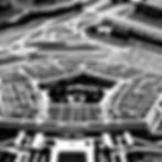 Aerial view of the Pentagon, a large, pentagon-shaped building
