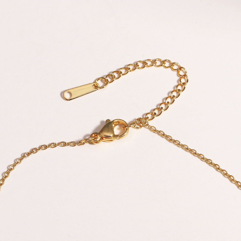 Thumbnail: Oceané Heart Crystal Necklace
