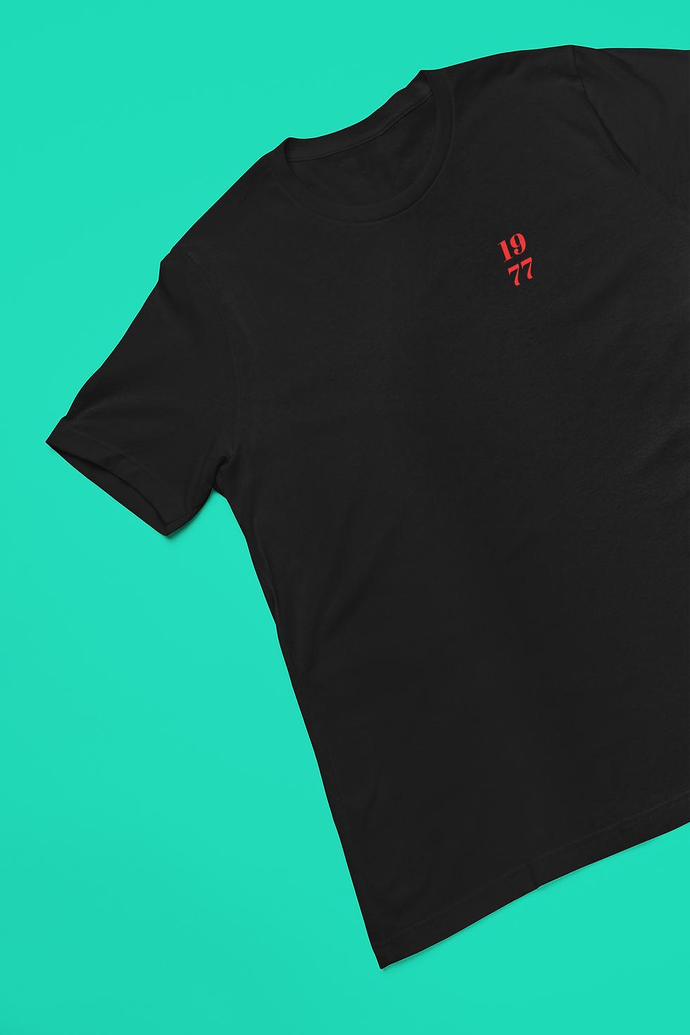 Miniatura: Camiseta Pima Premium Preta 1977