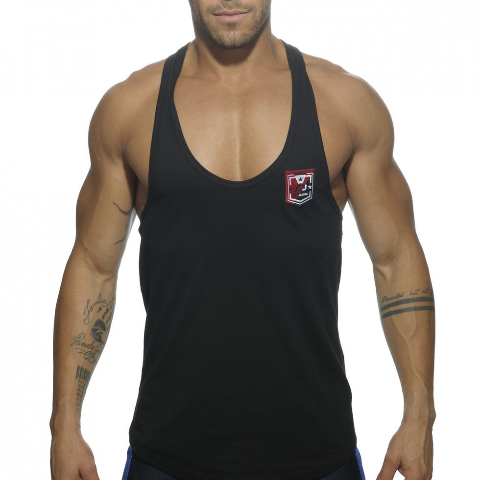 サムネイル： AD493 CONTRAST TANK TOP