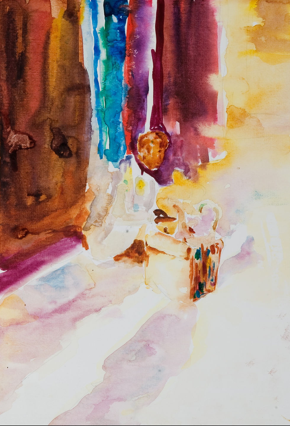 Man with a Briefcase _ Watercolour on Paper _ 2010 © Ankita Bose