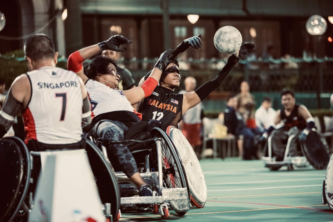 A beginning of a Wheelchair Rugby Player