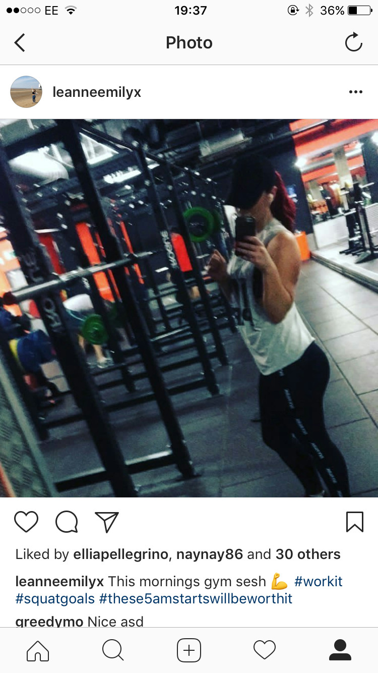 Aiming for abs!