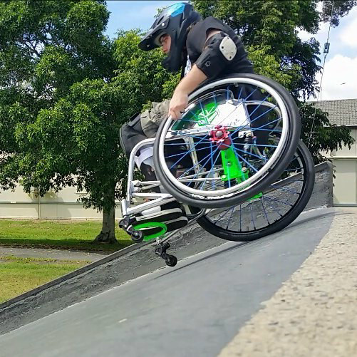 First Aussie Wheelchair Backflip