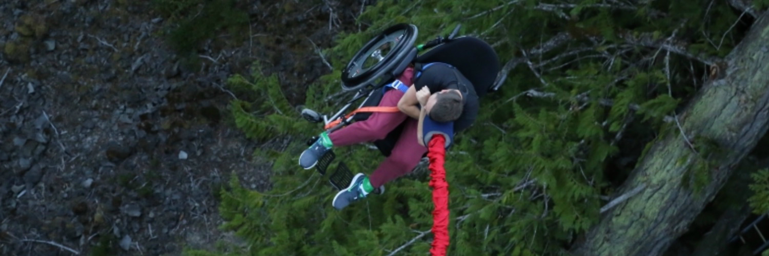 Bungee Jumping.... In a Wheelchair!