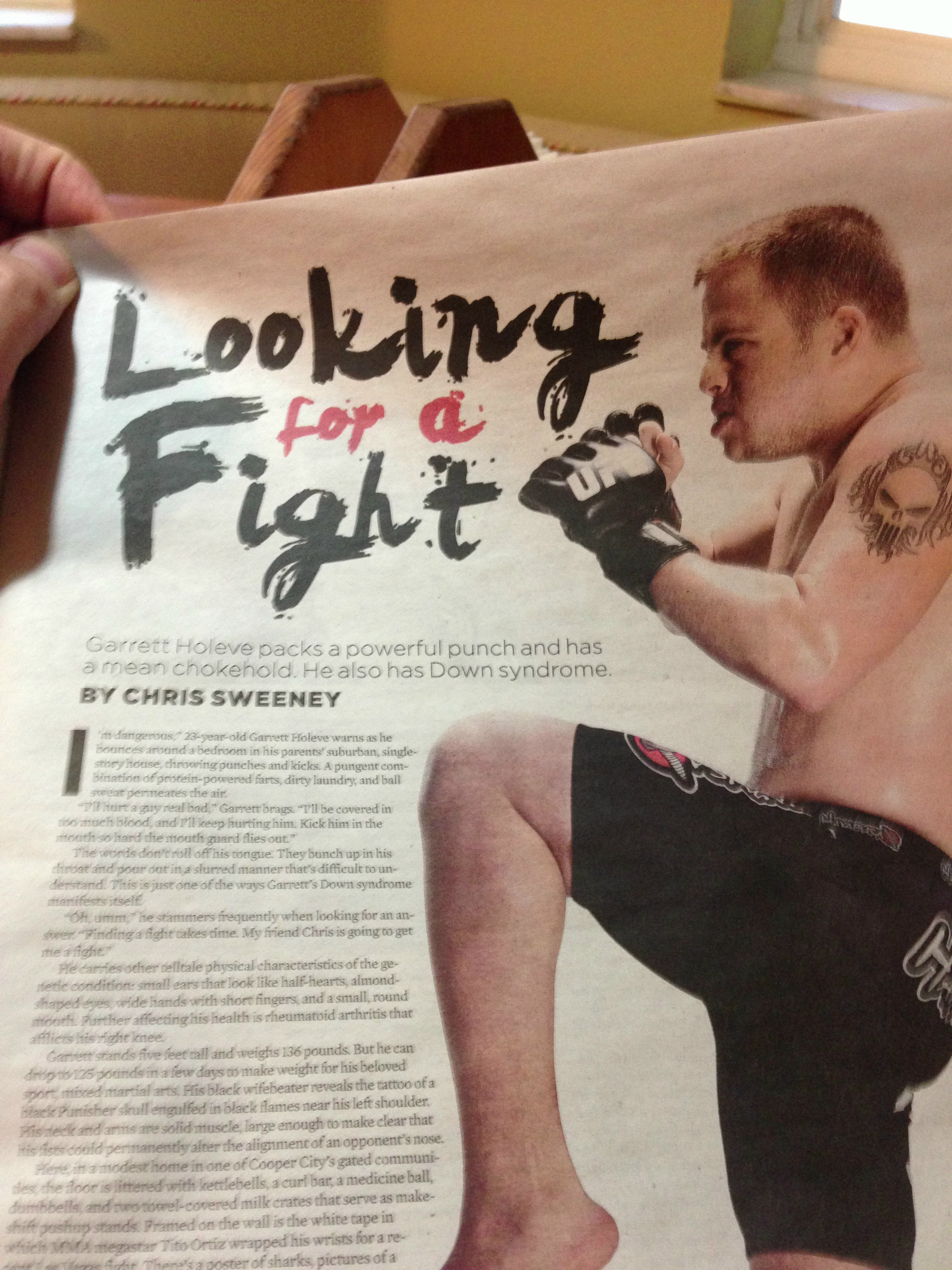 Never Stop Fighting- Down Syndrome MMA Fighter