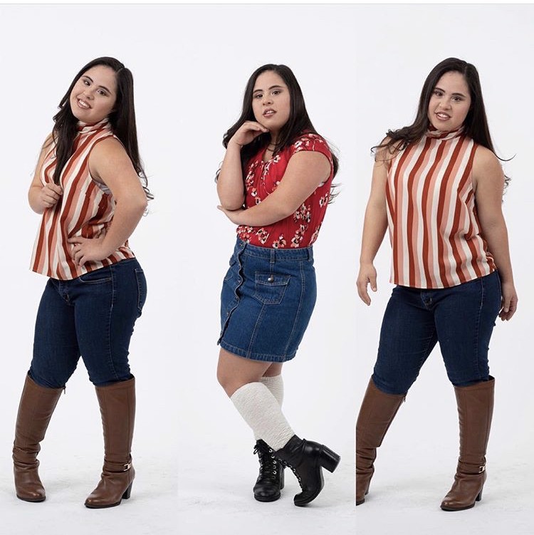 Model with Down Syndrome redefining the image of modeling