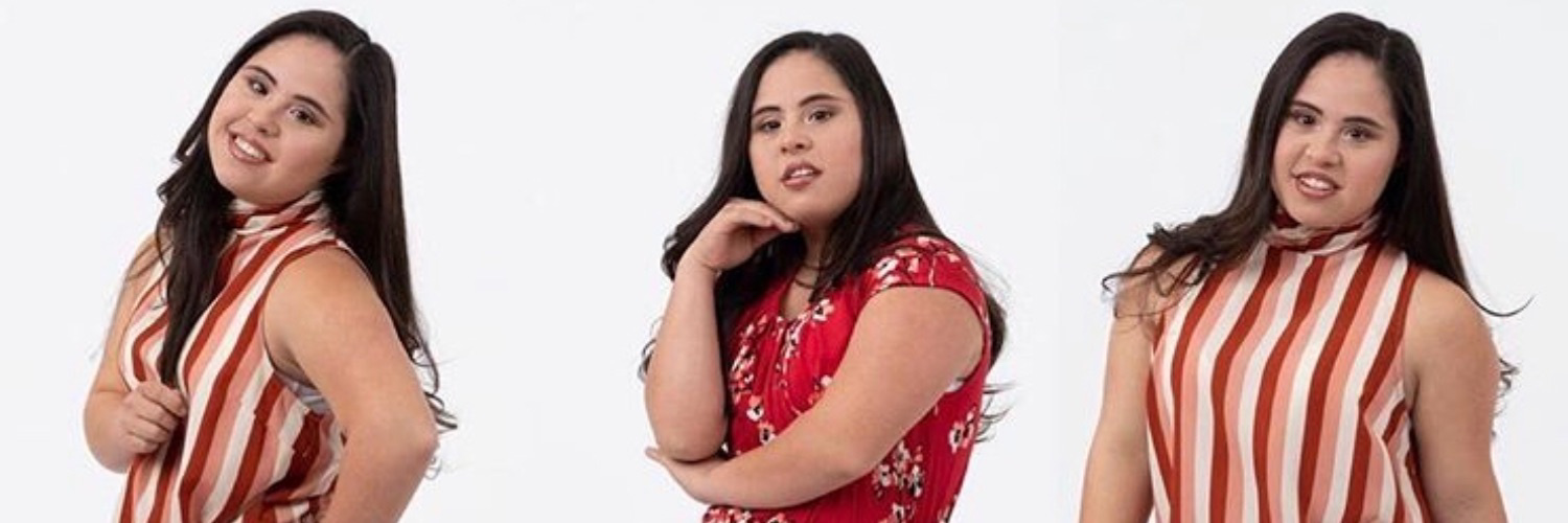 Model with Down Syndrome redefining the image of modeling