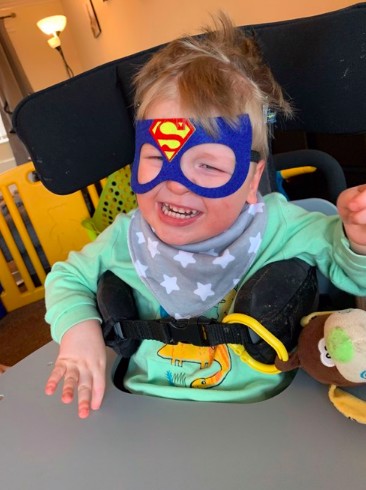 Our Superhero with Cerebral Palsy
