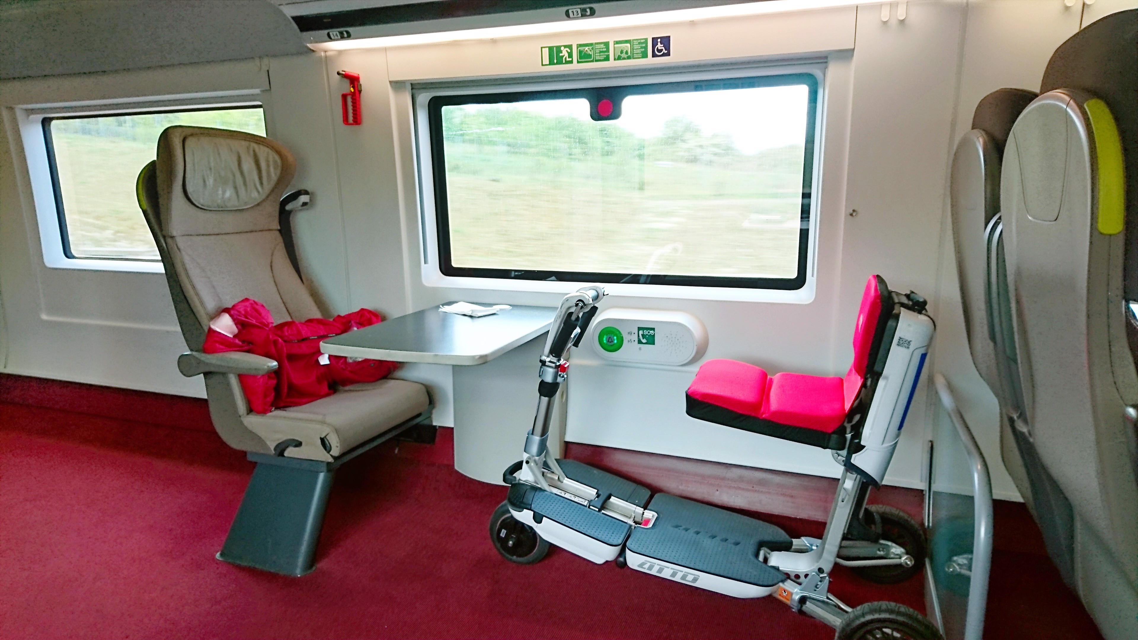 Traveling on Eurostar with the Atto Mobility Scooter