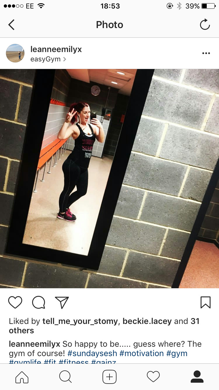 Aiming for abs!