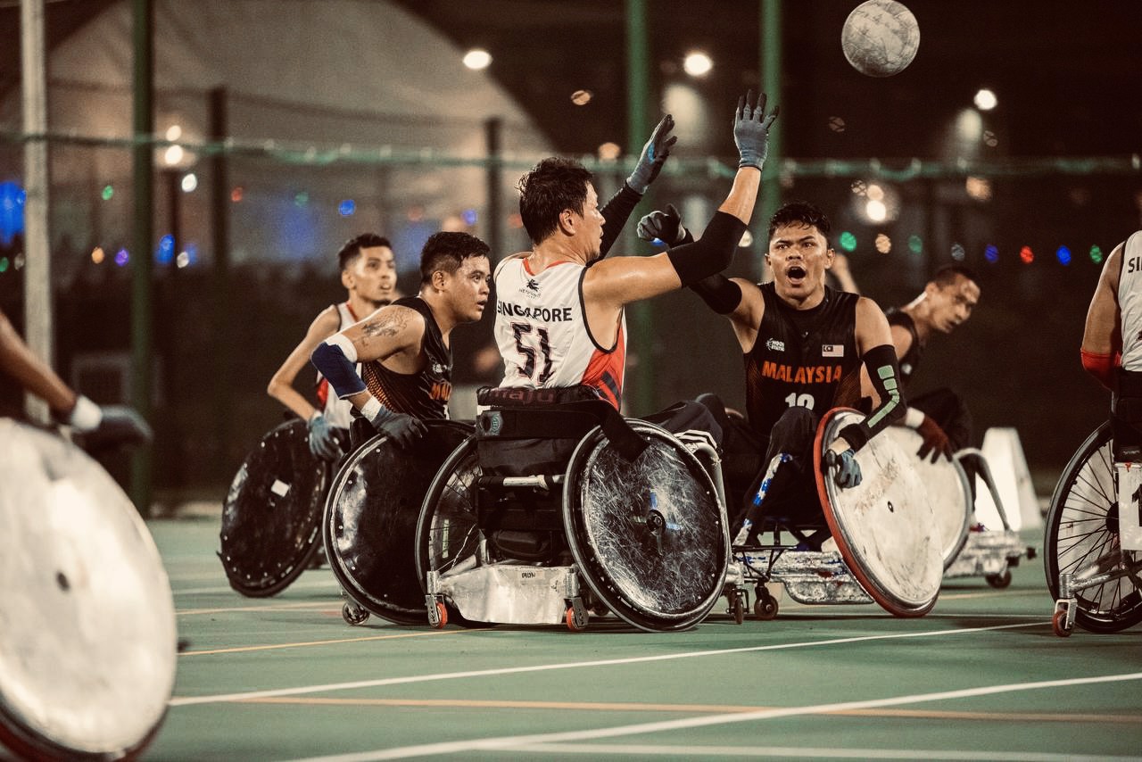 A beginning of a Wheelchair Rugby Player