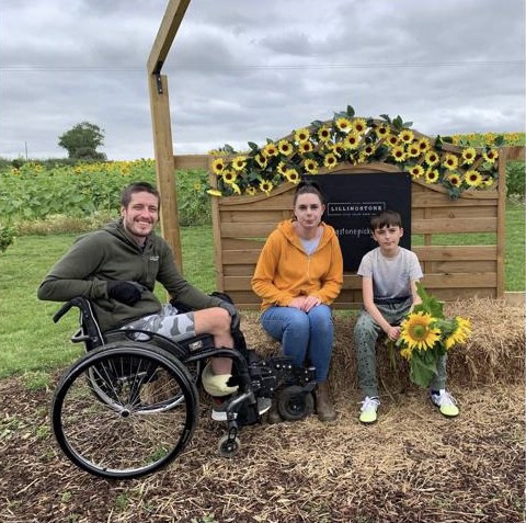 Mike wheelchair farming