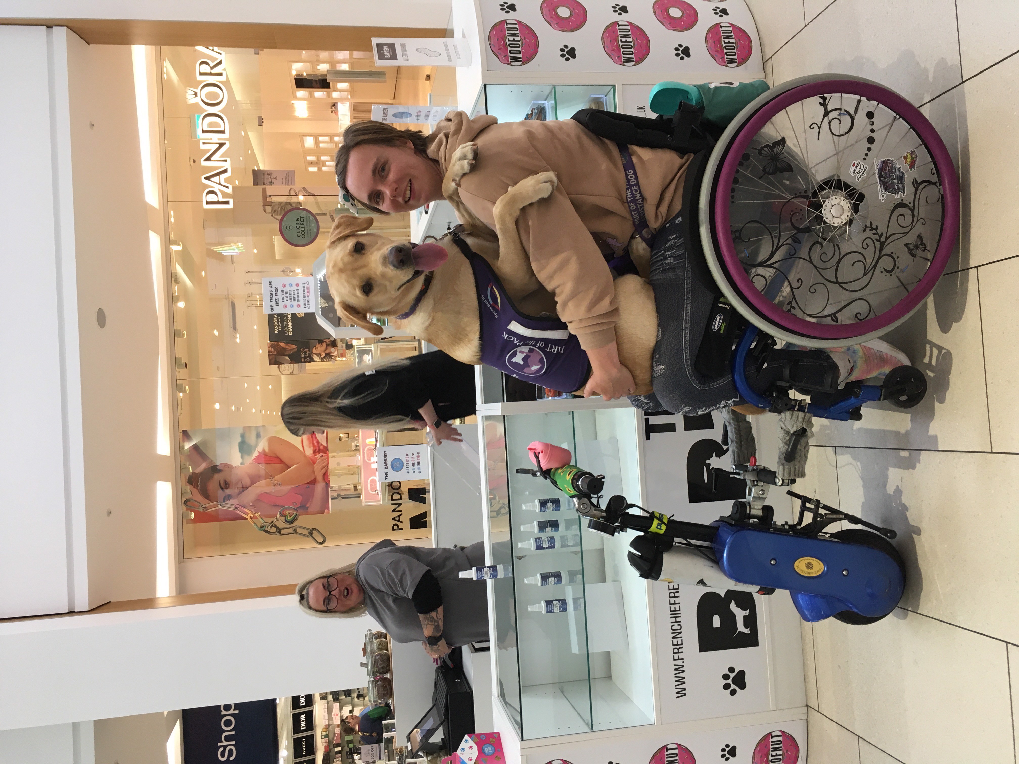 I recommend Part of the Pack assistance dogs for all disabilities