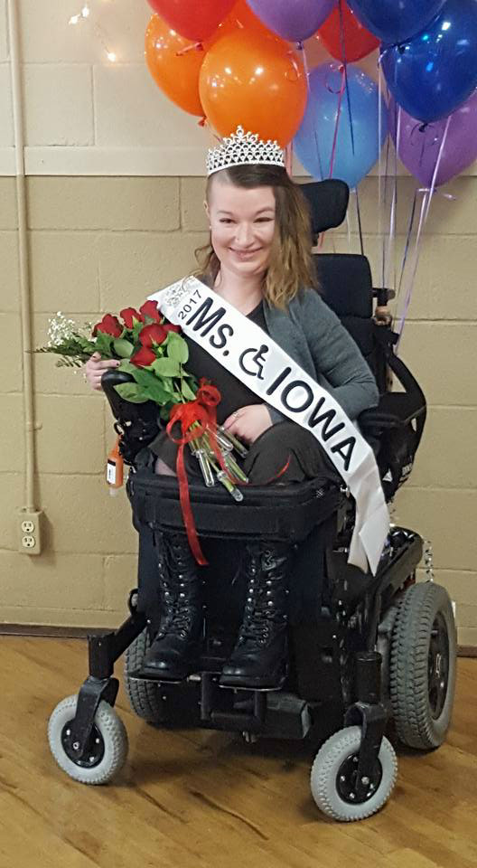 I love my life and who I am: Ms. Wheelchair Iowa