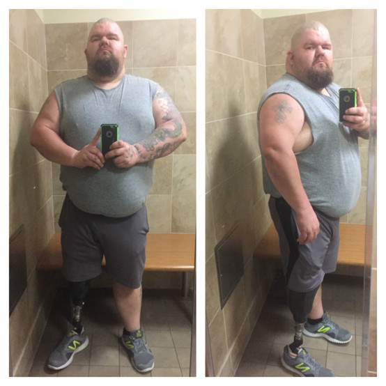 One leg wont keep me from the top