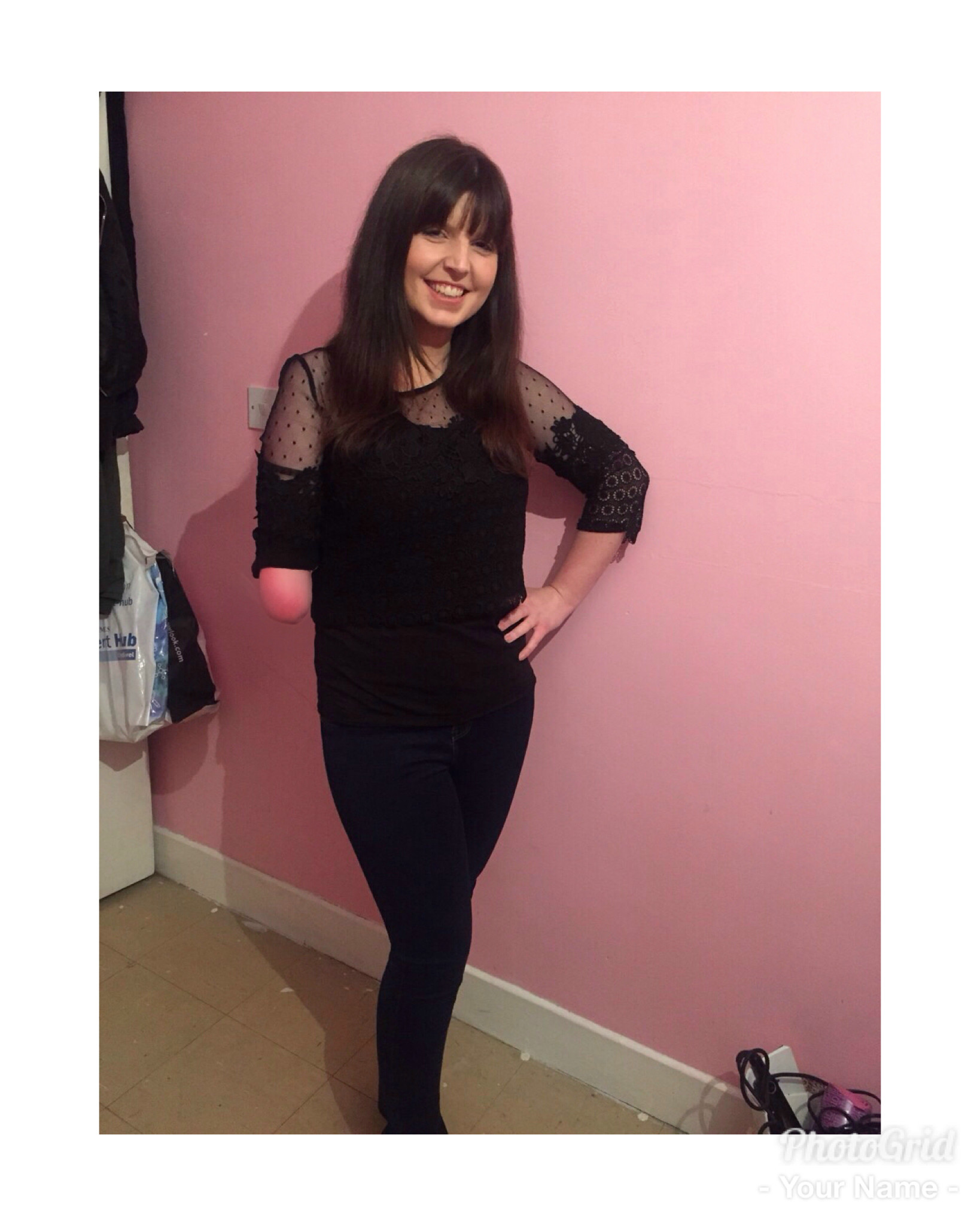 I couldn't pull off having two hands