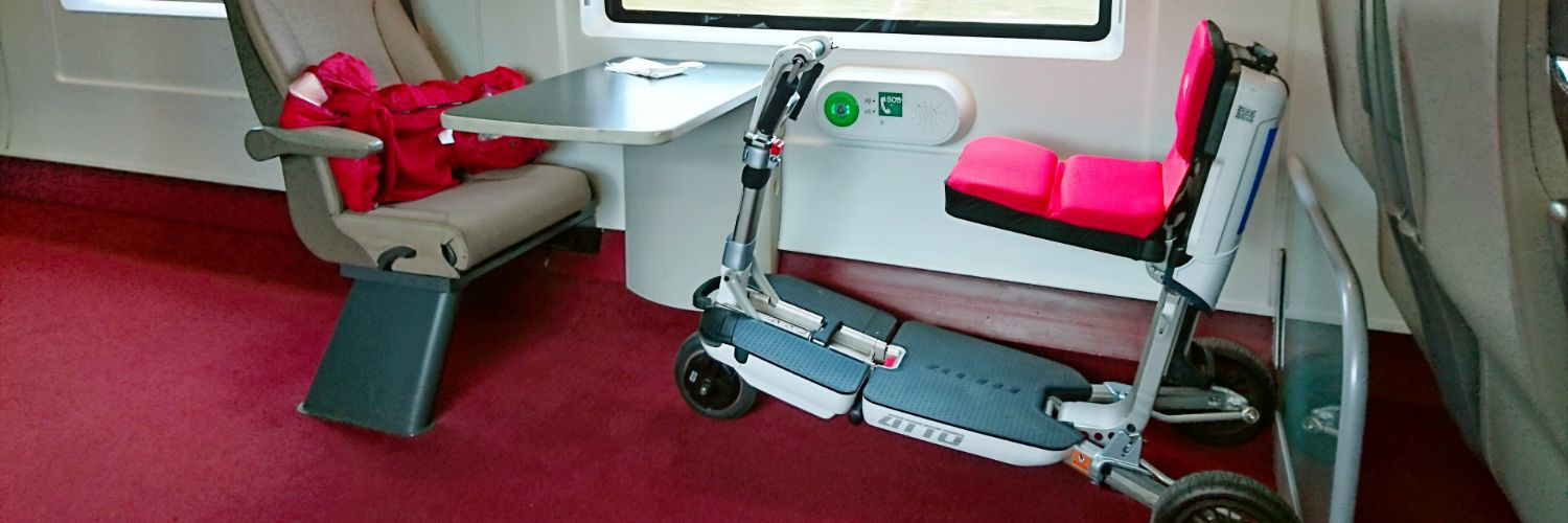 Traveling on Eurostar with the Atto Mobility Scooter