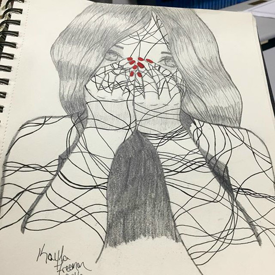 DRAWING WITH MY MOUTH