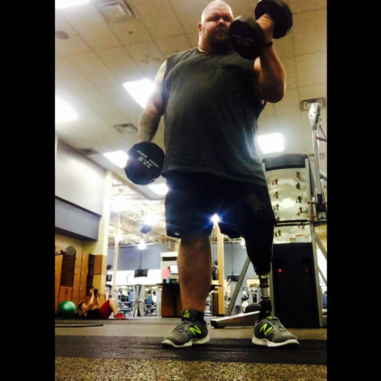 One leg wont keep me from the top