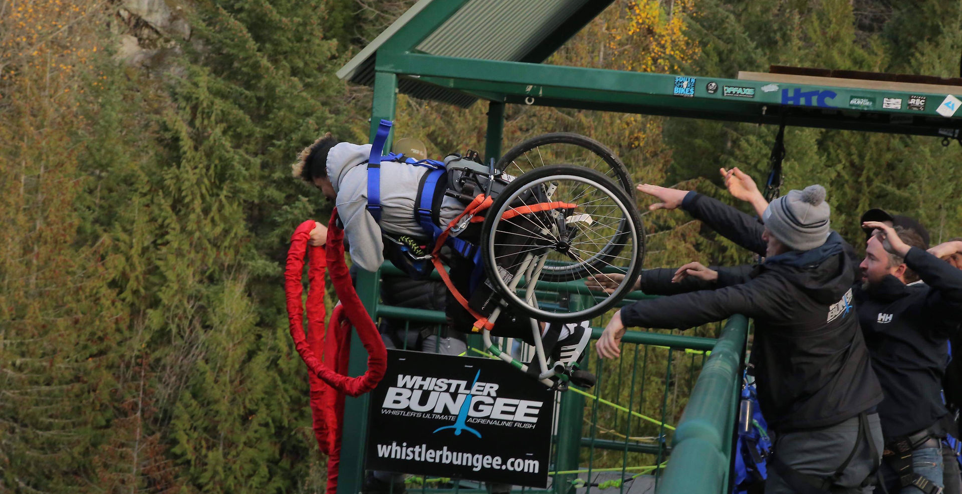 From riding a motorcycle to riding a wheelchair