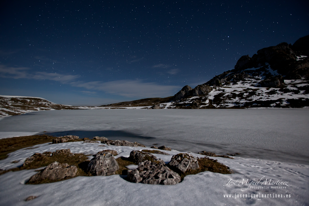 Lago Ercina helado