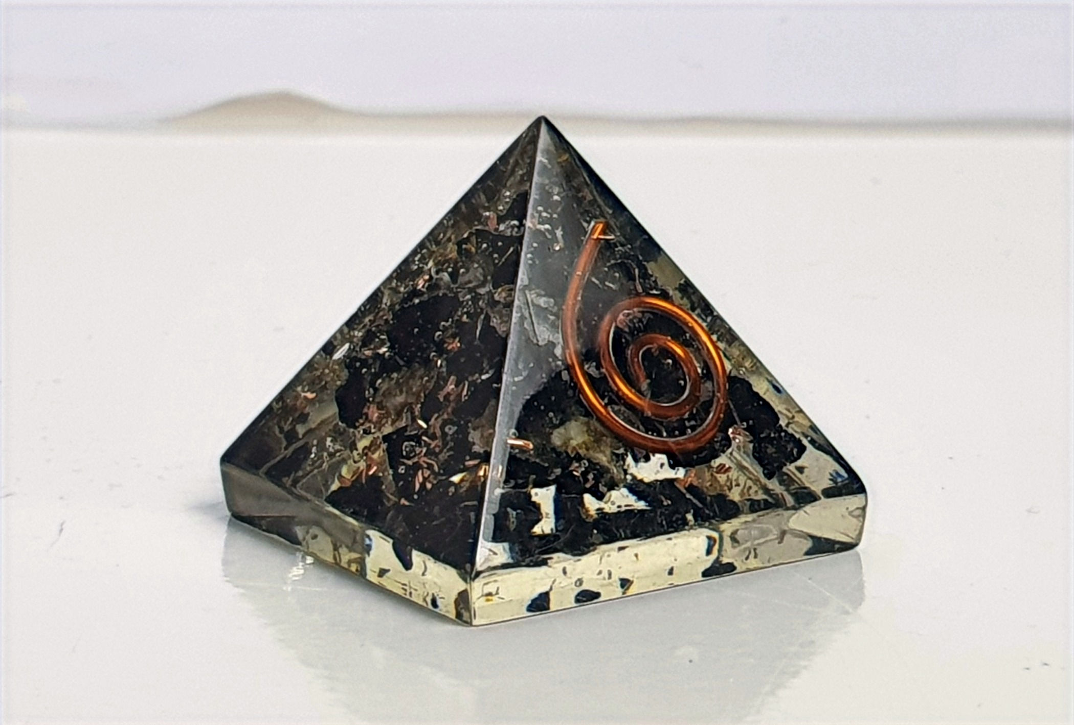 Black Tourmaline Orgone Pyramid 25mm