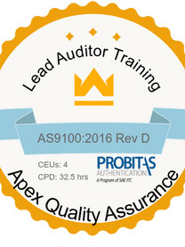 Lead Auditor Certificate