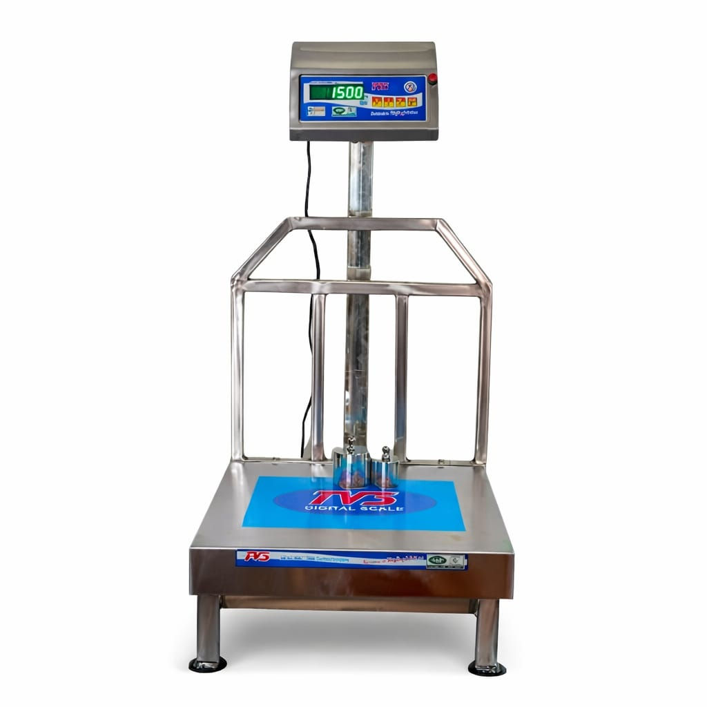 TVS Digital Platform Scale 100 kg Full Stainless Steel SS 202 Weight Machine