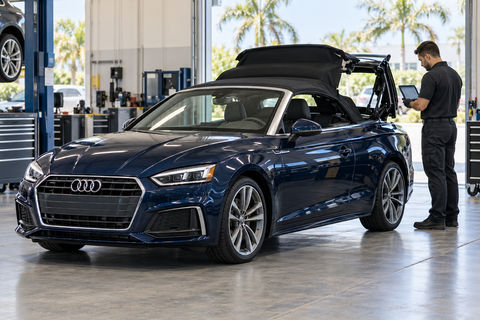 Audi Convertible Roof Problems: Diagnosis and Repair in South Florida