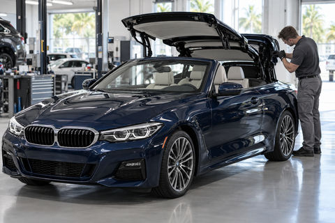 BMW Convertible Roof Problems: Diagnosis and Repair in South Florida