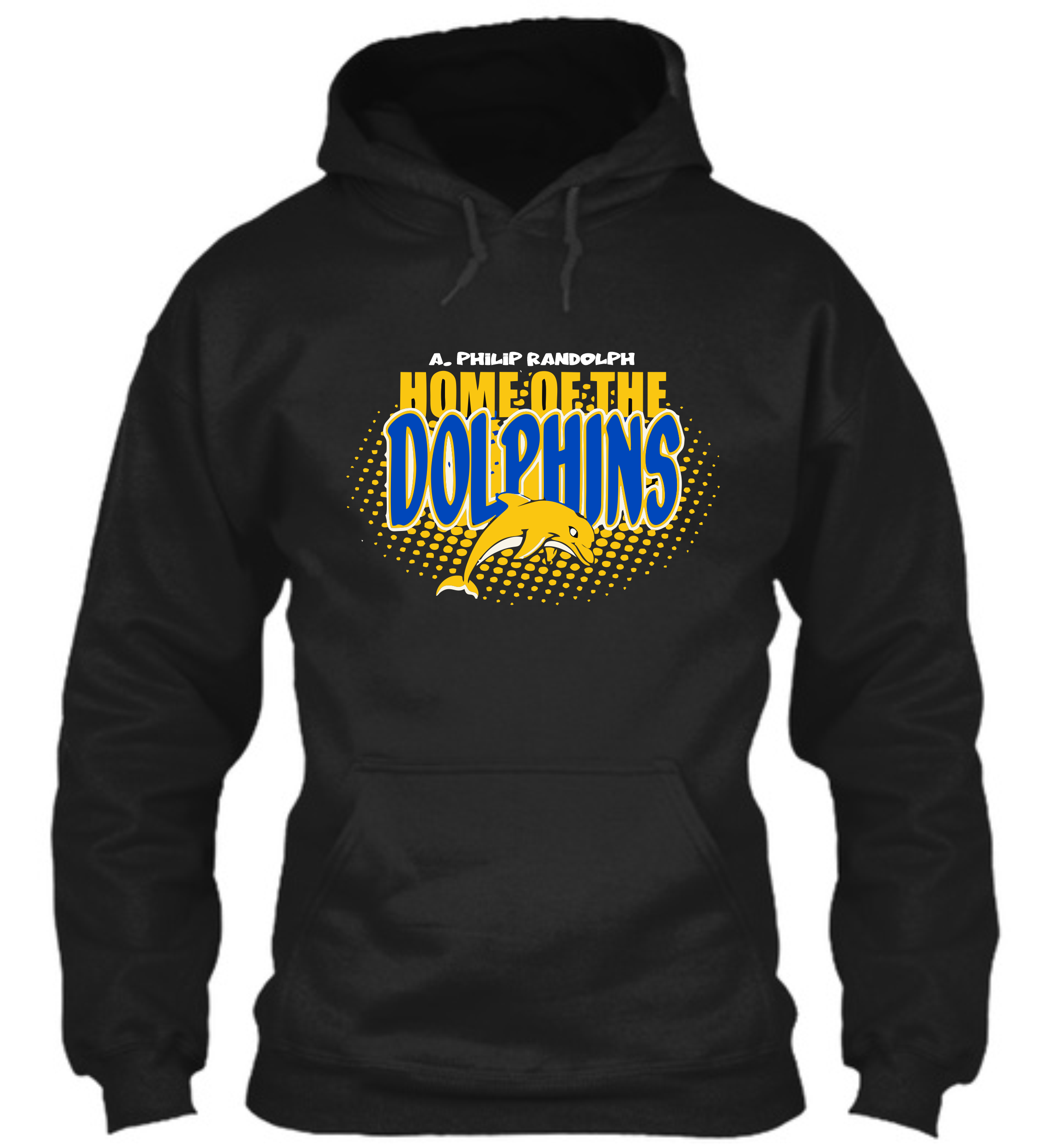 Black Home of the Dolphins Hoodie