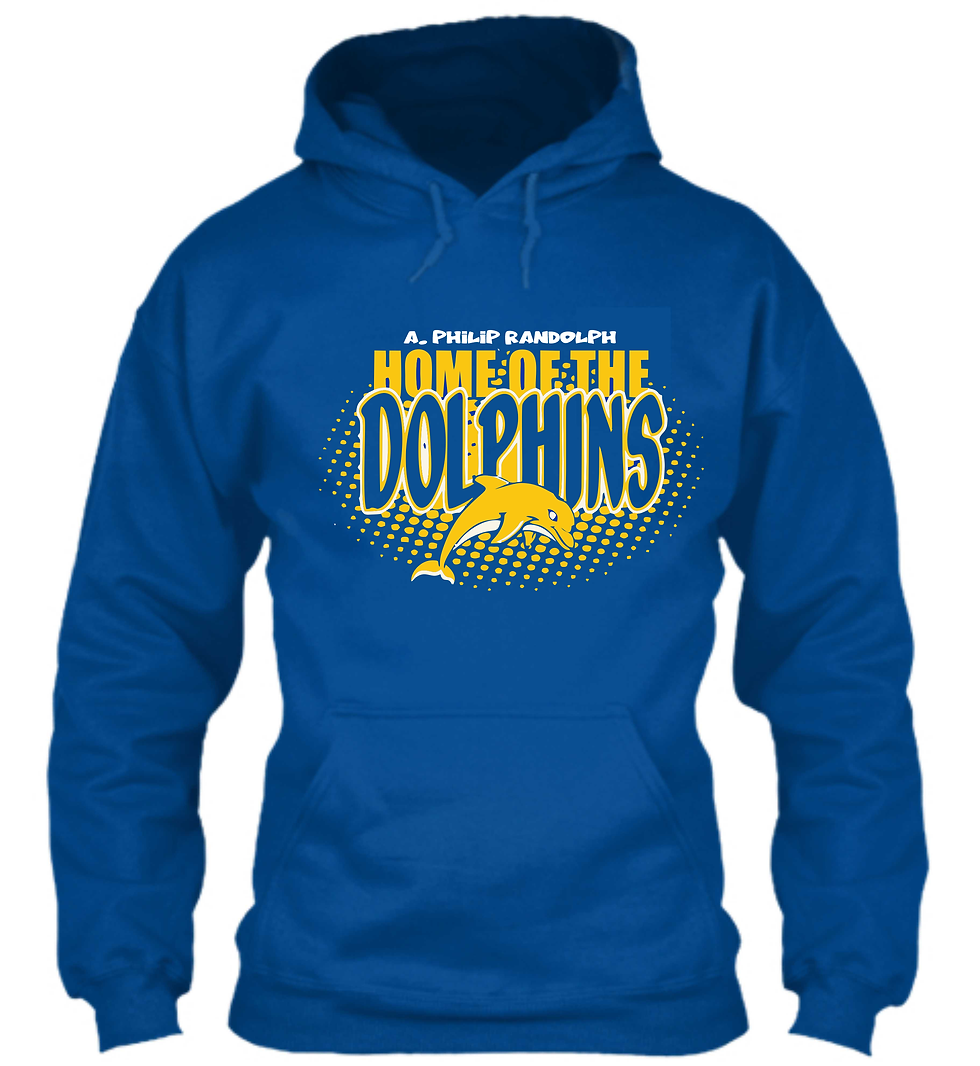 Blue Home of the Dolphins Hoodie