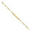Thumbnail: 14k Figaro 6mm ID Bracelet