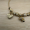 Thumbnail: 14K Gold 7.5 Inch Fancy Charms Bracelet