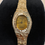 Thumbnail: 14K Gold 7 Inch Nugget Watch