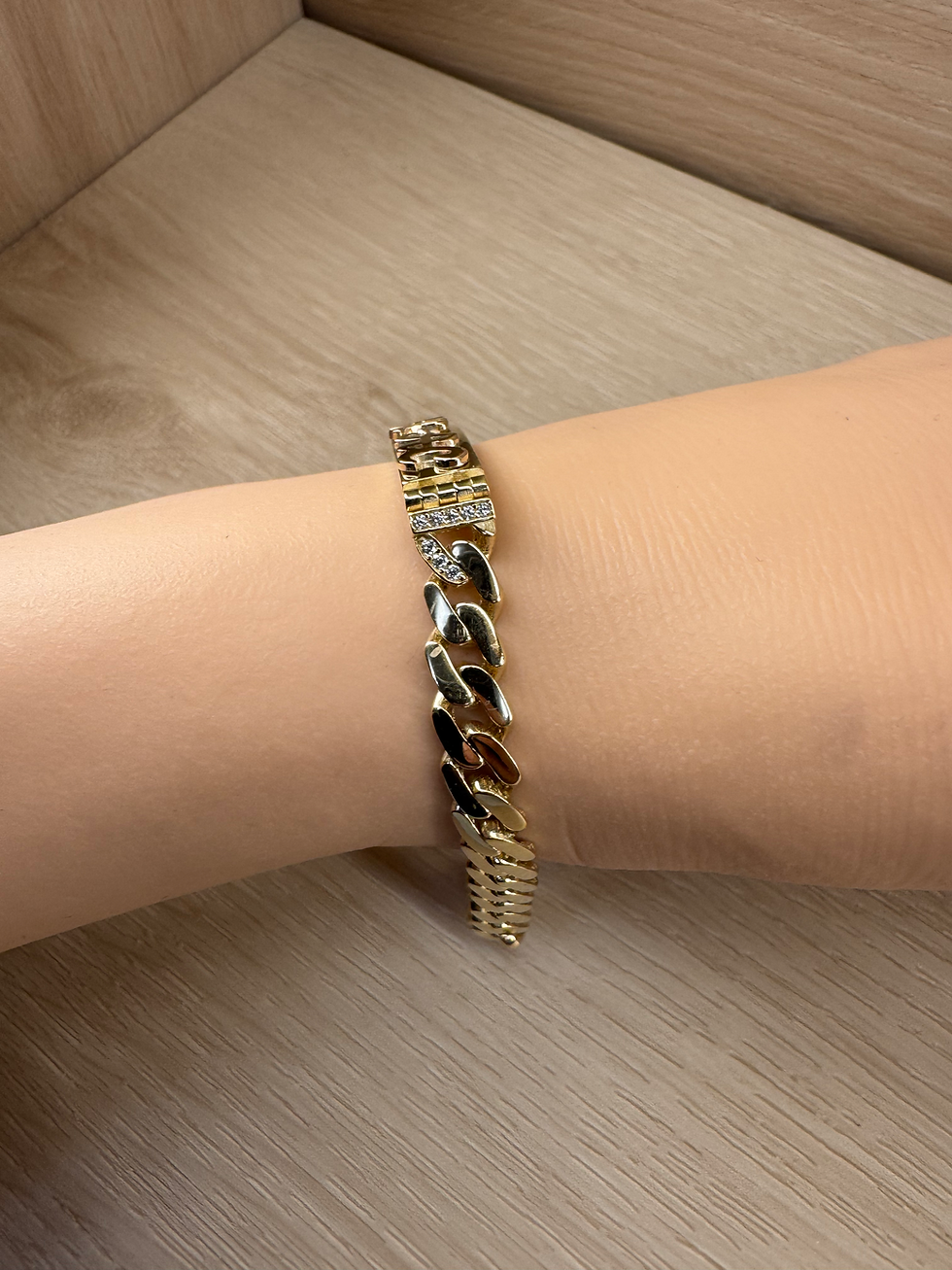 Thumbnail: 14K Gold Custom Monaco Bracelet