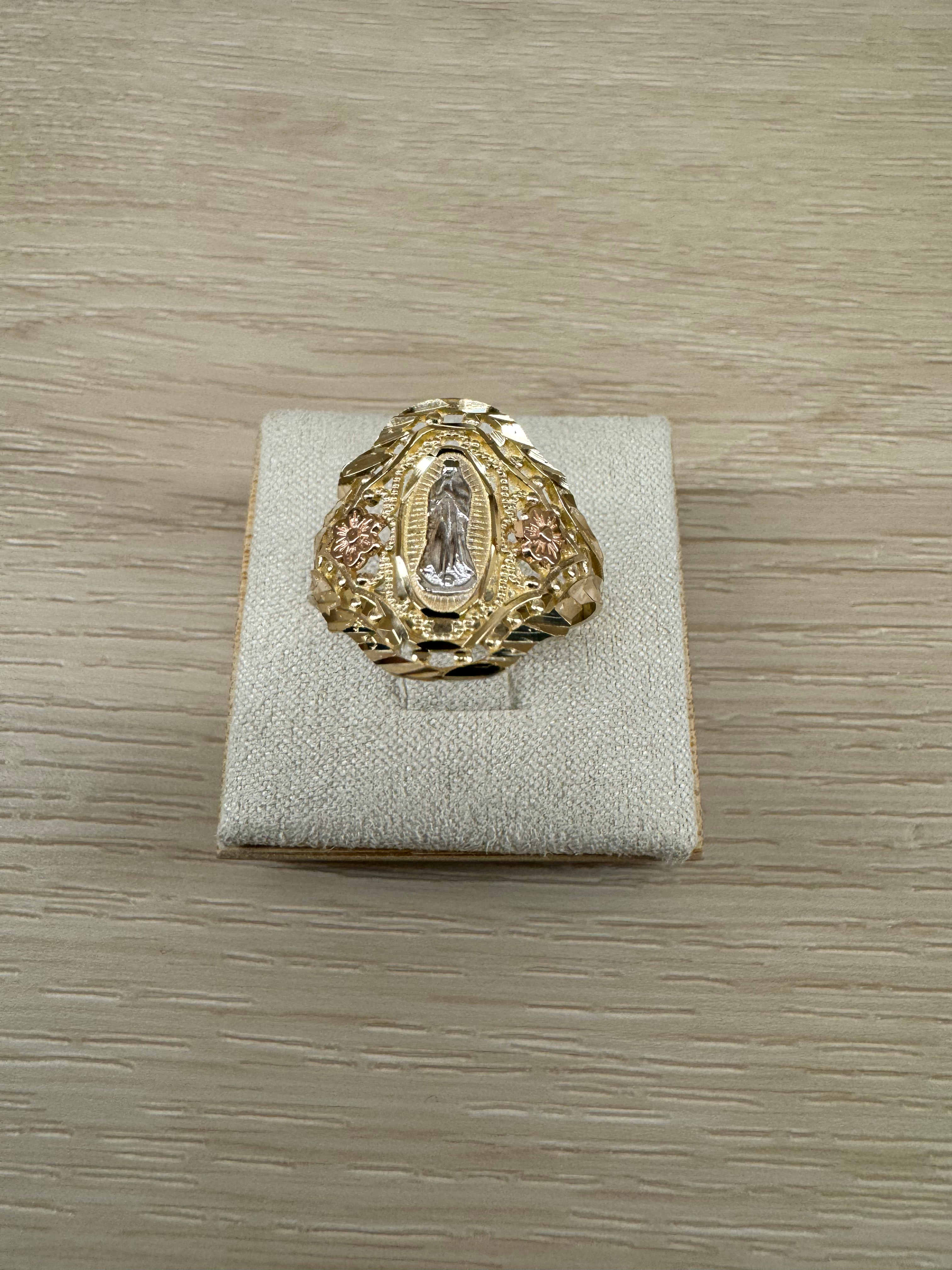 14k Virgen de Guadalupe Ring