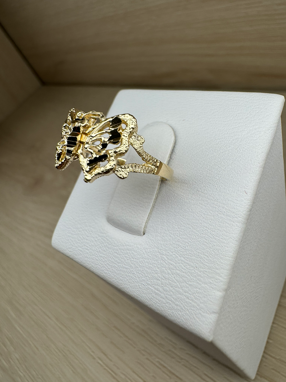 Thumbnail: 14K Gold Butterfly Ring