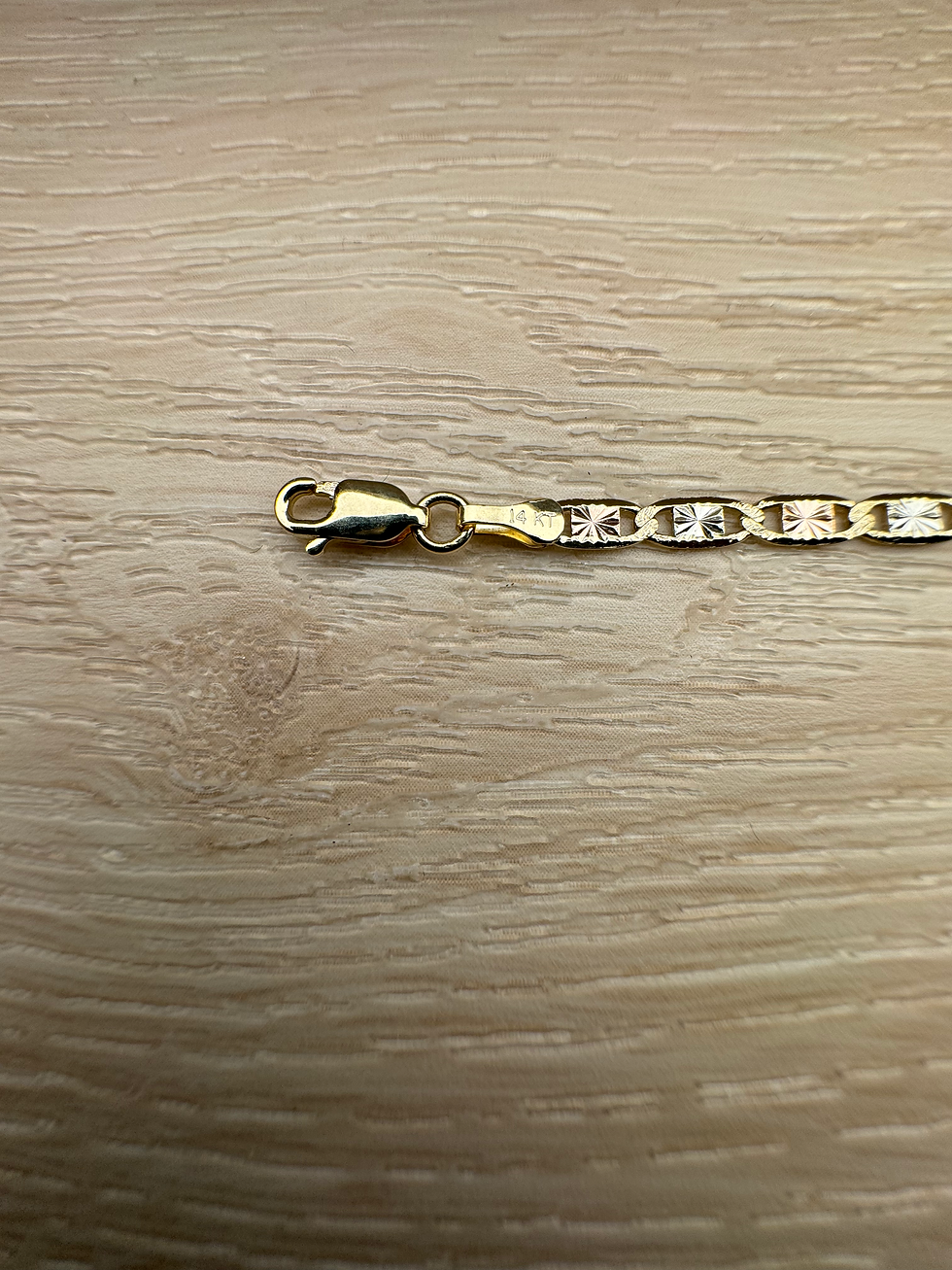 Thumbnail: 14K Gold Custom Valentino Bracelet