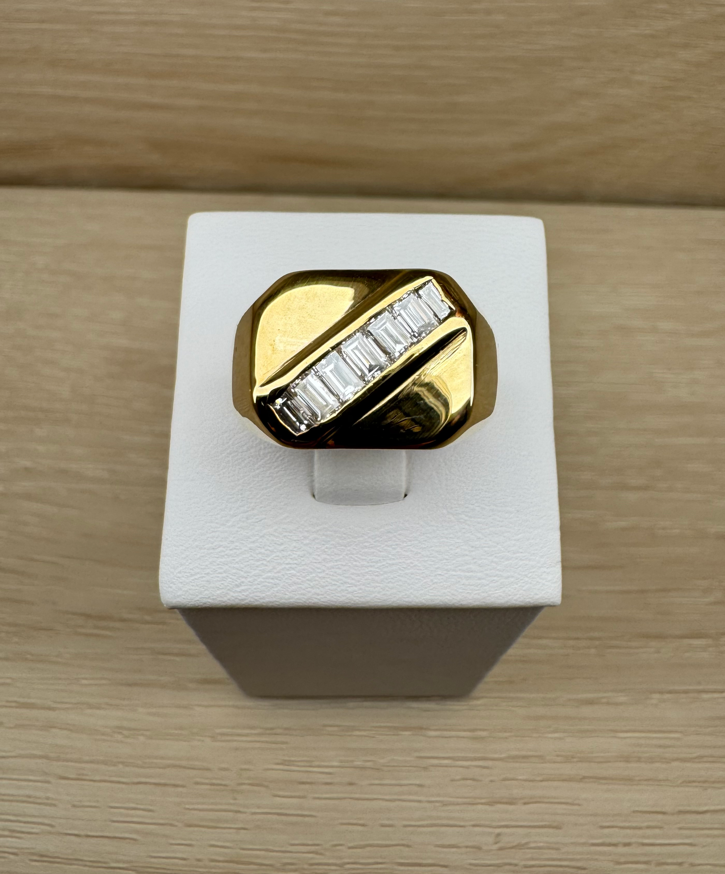 14K Gold Fancy Diamond Ring