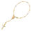 Thumbnail: 14k Moon Ball Three Color Rosary Bracelet