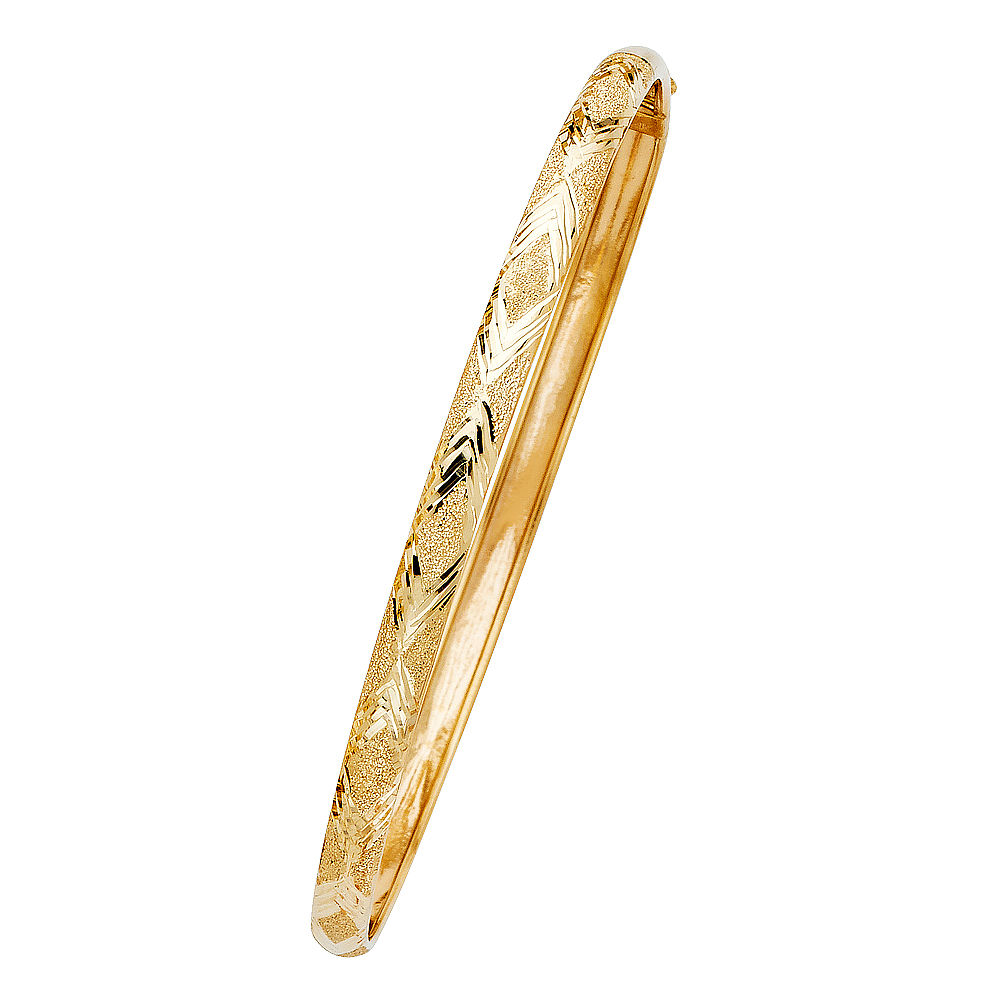14k Arrow Bangle